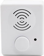 XLW 16 Minutes Voice Recorder for Stuffed Animals,Voice Box for Recordable Presents Button Sound Box for Crafters, Hobbyists, School Presentations,Personalized Items,Christmas New Year Present -White