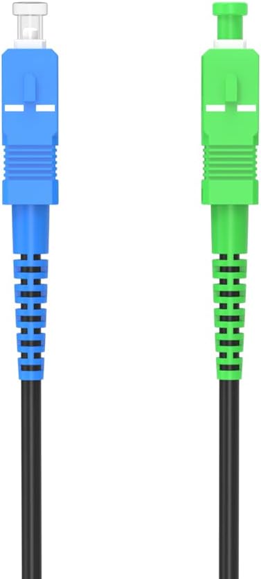 Jeirdus 75M SC/PC to SC/APC Outdoor Armored Simplex 9/125 SM Fiber Optic Cable Jumper Optical Patch Cord Singlemode 75Meters 160ft SC-SC