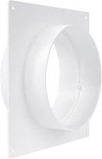 5" Inch Duct Connector Flange - Plastic Straight Pipe Flange for Heating Cooling - Inlet Outlet Ventilation System - Ducting Coupling Wall Plate - Assembly Joint (125mm)
