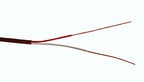 EASTWIRE Thermostat Wire, Solid Copper Wire, 18 Gauge Conductor, ETL Listed CL2 Power Limited Circuit Cable for Indoor/Outdoor Low Voltage Applications Use,Brown (18/2, 100ft)