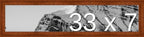 Frame It Easy 33 x 7 Russet Wood Frame (Derby)