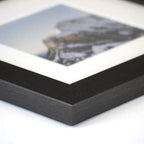 Frame It Easy 33 x 13 Coffee Wood Frame (Derby)
