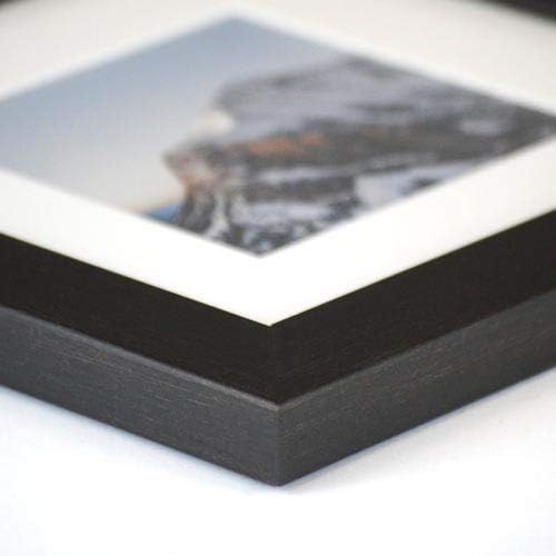 Frame It Easy 33 x 29 Coffee Wood Frame (Derby)