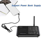 Wuloo Intercoms Wireless for Home 5280 Feet Range 10 Channel 3 Code, Wireless Intercom System for Home House Business Office, Room to Room Intercom, Home Communication System (3 Packs, Black)