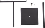 Polmart Countertop Adjustable T-Bar Display Stand Stand for Handbags, Wreaths, Hats, Scarves, Jewelry & Crafts，Wear-resistant, quiet and sturdy metal base – Black