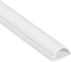 D-Line Cable Raceway On-Wall Cord Cover | 1D3015W | Surface Mount Electrical Channel to Hide and Conceal Cords, Cables, and Wires | White, Paintable