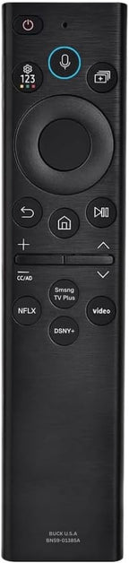 BN59-01385A Samsung TV Remote Control Replacement for Smart TV - Easy Setup, Universal Voice Remote, No Solarcell - Works with Samsung QLED, Frame, Crystal UHD, 4K, & LED Smart TVs