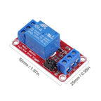 HUAREW 1-Channel 12V Relay Module with optocoupler Isolation Supports high and Low Level triggering (Pack of 10)