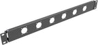 QiaoYoubang 1U Hinged Rack Panel 6D XLR HDMI Audio Rack Mount Panel for 19 inches Rack Mount (6D)