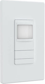 Lithonia Lighting SensorSwitch Wall Mount Motion Sensor Switch, Passive Infrared Wall Switch and Occupancy Sensor, WSXA Series, Single Relay, White (WSXA WH)