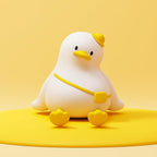 ATSUI Duck Night Light, Cute LED Squishy Novelty Animal Night Lamp, Food Grade Silicone, 3 Level Dimmable Rechargeable Nursery Nightlight for Breastfeeding Toddler Baby Kids, Cute Gifts for Kids