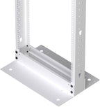NavePoint 45U 2 Post Rack Open Frame Server Rack for 19 Inch Equipment, AV, Networking, Data & IT Devices, 2-Post Rack 45U 881lbs Weight Capacity, White