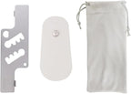 CGPLUS Security Door Stopper SEDOLI for Safe Stay, Home, Travel (Mute, Ivory)