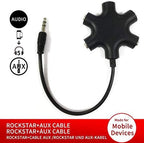 JWCE. Headphone Splitter - 5 Ports for 3.5mm Devices 5 Ways Adaptor 3.5mm Audio Stereo Splitter Cable 3.5mm Male to 5 Port 3.5mm Female for Earphone and Headset Splitter Adapter for iPhone