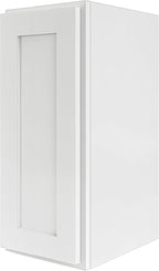 Wall Kitchen Cabinets, RTA Cabinets, White Shaker Cabinet, Wall Mounted, RTA Upper Cabinet, Modern for Kitchen and Bathroom with Door (White, 12" W x 36" H x 12" D)