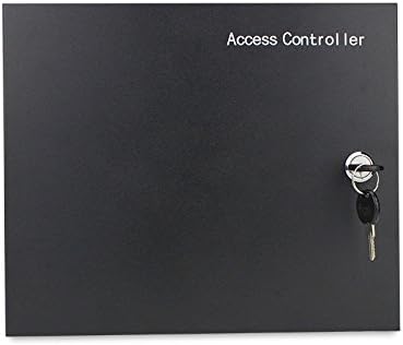 MENGQI-CONTROL TCP/IP 4 Door Entry Access Control Panel Kit Electric Strike Fail Secure NO Mode Lock Enroll RFID USB Reader 110-240V Power Supply Box RFID Reader Phone APP remotely Open Door