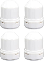 Water Distributor Regulating Cap M30x1.5 Thread for Floor Heating Manifold and Radiator Thermostat 4-Pack Plastic Temperature Control Valve Accessory