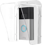 Doorbell Rain Cover Weatherproof Compatible for Ring/Blink/Google Nest Video Doorbell, Large Acrylic Doorbell Cover Protector for Outside Camera Doorbell/Door Keypad/Attendance Machine