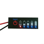 Compact 5S 18 5V 21V Battery Level Indicator with Ternary Lithium Display for Real Time Charge Monitoring on Lithium and Batteries