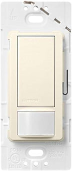 Lutron Maestro Motion Sensor Light Switch Indoor for Bathroom, Garage, Laundry Room, Closet, Occupancy Sensor Light Switch, Single-Pole, No Neutral, MS-OPS5M-BI