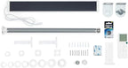 Progressive Automations Electric Roller Shade Motor Replacement Retrofit Kit - Pull Down Motorized Smart Blinds & Shades for Indoor Windows with Remote & Voice Control - Alexa & Google Home Compatible