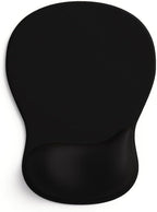 ErgoComfort Gel Wrist Rest Mouse Pad-Ergonomic Office Mousepad with Wrist Support-Non-Slip, Design Desk Accessories Mat for Home&Game Decor (01Black)
