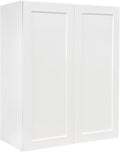 Wall Kitchen Cabinets, White Shaker Cabinet, Wall Mounted, RTA Upper Cabinet, Modern for Kitchen and Bathroom with Door (White, 36" W x 36" H x 12" D)