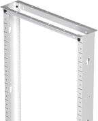 NavePoint 45U 2 Post Rack Open Frame Server Rack for 19 Inch Equipment, AV, Networking, Data & IT Devices, 2-Post Rack 45U 661lbs Weight Capacity, White
