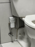 aquaHALT Smart Home Water Toilet Leak Detector Alarm and Automatic Shut Off Valve - Water Sensor Alarm Shut Off Tool - Easy Installation - Battery Operated - Protect Your Home from Water Damage