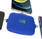 Rush Charge Universal COMET Portable Power Bank – 3200mah, 2.1A High-Speed Fast Charging - Apple Lightning, Type C, Micro-USB Charges 3 Devices at a Time Pre-Charged Compatible with iPhone 17 16 15 14