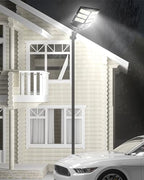 Ofuray Of-2000W Solar Street Lights Outdoor,200000LM Solar Security Flood Lights Parking Lot Lights Dusk to Dawn, 6500k Waterproof Led with Remote Control Motion for Street,Court,Barn 2Pcs