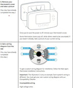 Google Nest Thermostat - Smart Thermostat for Home - Programmable Wifi Thermostat - Charcoal