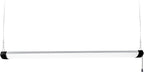 hykolity 4FT 70W LED Shop Light Linkable, 8000lm(300w Equivalent), 5000K Utility Shop Lights for Garages, Workshops, Basements, Hanging or FlushMount, with Power Cord and Pull Chain, ETL, Black,1 Pack