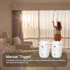 Automatic 3 in 1 Home Electric Smart Curtain Opener With Remote Controller for Opening and Closing (2pcs)