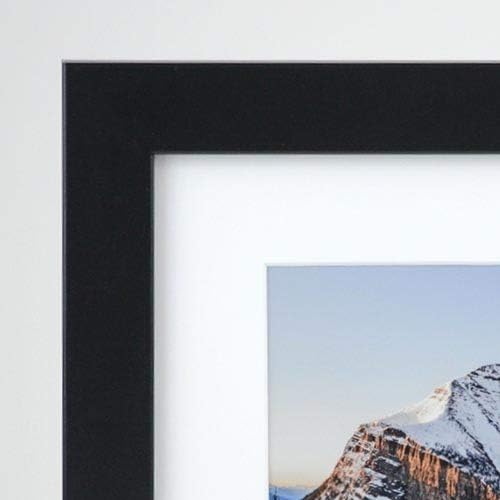 Frame It Easy 33 x 16 Black Wood Frame (Derby)