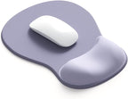 ErgoComfort Gel Wrist Rest Mouse Pad-Ergonomic Office Mousepad with Wrist Support-Non-Slip, Design Desk Accessories Mat for Home&Game Decor (06Lavender Haze)