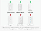 SwitchBot Smart Switch Button Pusher - Bluetooth Fingerbot for Rocker Switch/One-Way Button, Automatic Light Switch, Timer and APP Control, Works with Alexa When Paired with SwitchBot Hub (Black)