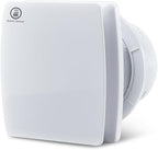 Hehou 5.9 Inch Bathroom Exhaust Automatic Fan Low Noise Window Wall Mount Vent Fan with Motion Sensor for Bathroom Kitchen Garage
