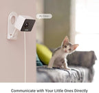 Zmodo 2 Security Cameras – Indoor Mini Pro + Wireless Outdoor/Indoor Battery Cam – Night Vision, AI Motion Detection, 2-Way Audio, Alexa Compatible, Cloud/SD Storage