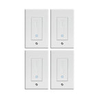 Shelly Plus Wall Dimmer UL | WiFi Smart Wall Dimmer Switch | Home Automation | Bluetooth Gateway | Compatible with Alexa, Home Assistant & Google | No Hub Required | Dimmable Lights (4 Pack)