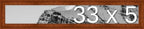 Frame It Easy 33 x 5 Russet Wood Frame (Derby)
