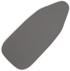 Encasa XO Mini Ironing Board Cover with Extra Thick Pad, Plain Colors, Elasticated, (Fits Standard Mini Boards of 28"x12") Heat Reflective - Grey