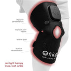 Fringe Red Light Therapy for Body, with Vibration Massage, Use Anywhere, Knee, Elbow, Foot, Hand & Ankle, Both Red 660nm and Infrared 850nm, 360 LED Lights, Sports Recovery