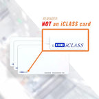 Custom Programmed Door Access Cards Prox - Compatilbe with 26 bit H10301 Format HID 1386 ISOProx II (50)