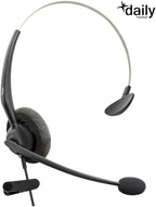DailyHeadset RJ9 NC Mono Phone Headset for Analog Aastra Nortel Digium Polycom ShoreTel NEC Allworx Toshiba Phones Includes RJ9 and 3.5mm Adapter
