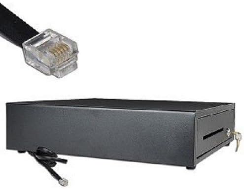 EOM-POS Hardware Bundle for Square - Cash Drawer, Mounting Brackets, Thermal Receipt Printer [Compatible with Square Stand and Square Register]