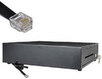 EOM-POS Hardware Bundle for Square - Cash Drawer, Mounting Brackets, Thermal Receipt Printer, Barcode Scanner [Compatible with Square Stand and Square Register]