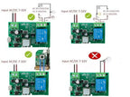 Huacaoe１CH WiFi Smart Switch Relay Module -10A Dry Contact Design for Garage Door/Home Automation, 7-32V DC & USB 5V Wide Voltage, Compatible with Alexa & eWeLink App, Mobile Remote Control