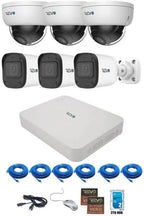 Ultra Blue Series 8CH 4K POE H.265 NVR, 2TB & 6X 5 Megapixel Indoor/Outdoor IR Bullet Cameras – Remote Access Via Pc, Mac & Phone (No Monthly Fees)