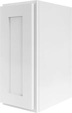 Wall Kitchen Cabinets, RTA Cabinets, White Shaker Cabinet, Wall Mounted, RTA Upper Cabinet, Modern for Kitchen and Bathroom with Door, 2 Adjustable Shelf (White, 09" W x 30" H x 12" D)